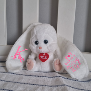 Morgan - Egyedi, névre szóló emlékőr plüss (28 cm) - baba - mama - babaemlékek - baba emlékőrző - Meska.hu