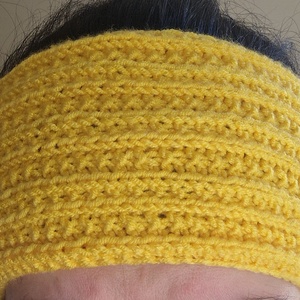 Kolibri kötött fejpánt, fülvédő - Meska.hu