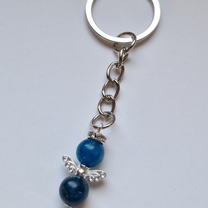 Apatit angyal kulcstartó, Karácsony, Mikulás, Mikulás ajándékok, Ékszerkészítés, MESKA