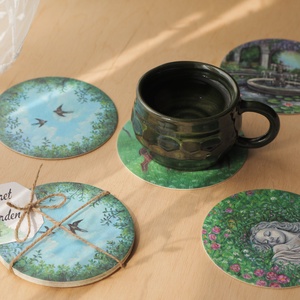 Poháralátét - otthon & életmód - konyhafelszerelés, tálalás - tálalás - tányér- és poháralátét - Meska.hu