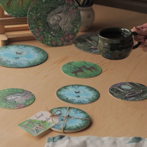 Poháralátét - otthon & életmód - konyhafelszerelés, tálalás - tálalás - tányér- és poháralátét - Meska.hu