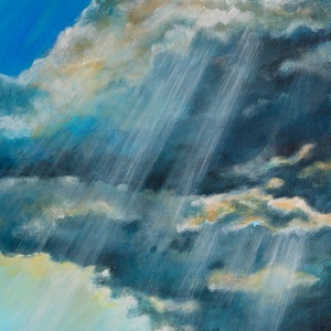  Cloud memoir - Olaj, feszített vászon - művészet - festmény - olajfestmény - Meska.hu