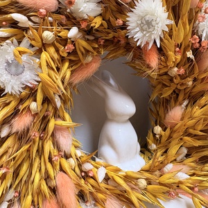 Nyuszis ajtókopogtató - otthon & életmód - dekoráció - ajtó- és ablak dekoráció - ajtódísz & kopogtató - Meska.hu