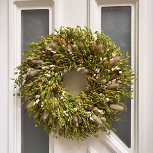 Szárazvirág ajtókopogtató - Meska.hu