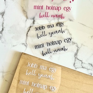 Egyedi hell yeah feliratú bögre - esküvő - emlék & ajándék - köszönőajándék - Meska.hu