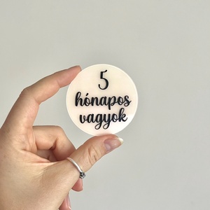 Baba mérföldkő korongok  - esküvő - emlék & ajándék - köszönőajándék - Meska.hu