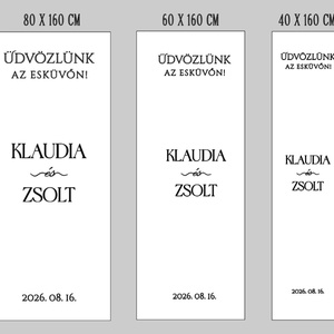 Egyedi, elegáns esküvői matrica tükörre - személyre szabottan - esküvő - dekoráció - tábla & jelzés - Meska.hu