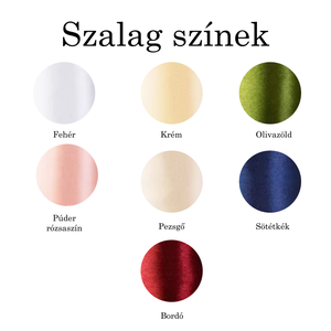 Vőfélyszalag, esküvői vőfély szalag 50mm - esküvő - dekoráció - helyszíni dekor - Meska.hu