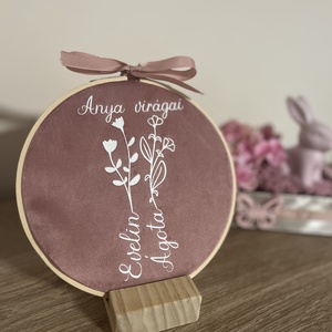 Ajándék kép nagymamáknak, anyukáknak karácsonyra - anya virágai, mama virágai - otthon & életmód - dekoráció - kép & falikép - vászonkép - Meska.hu