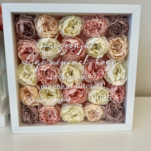 Virágos képkeret pedagógus napra tanító néninek, óvónéninek - otthon & életmód - dekoráció - kép & falikép - 3d képek - Meska.hu