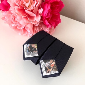 Szülőköszöntő, tanú felkérő nyakkendő saját képpel és szöveggel, ajándék díszdobozban - esküvő - emlék & ajándék - szülőköszöntő ajándék - Meska.hu