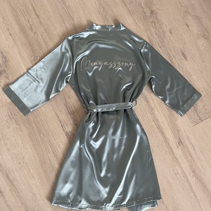 Glitteres Menyasszony feliratú köntös tengerzöld XS, Esküvő, Kiegészítők, Esküvői köntös, Mindenmás, MESKA