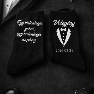 Vőlegény zokni, esküvői zokni, férj ajándék - Meska.hu