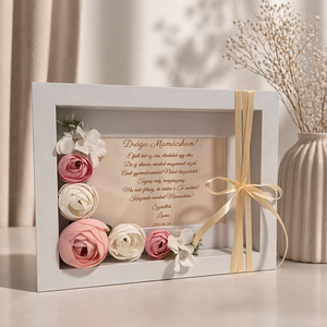 Nagymama köszöntő ajándék kép, Esküvő, Emlék & Ajándék, Szülőköszöntő ajándék, , Szülőköszöntő, nagymama köszöntő kedves ajándék kép, az általad választott kedves üzenettel, szatén..., MESKA