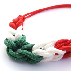 HOOP paracord nyaklánc - Magyaros, Ékszer, Nyaklánc, Medál nélküli nyaklánc, Csomózás, Ékszerkészítés, Meska
