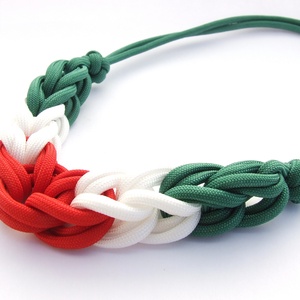 HOOP paracord nyaklánc - Magyaros - ékszer - nyaklánc - medál nélküli nyaklánc - Meska.hu