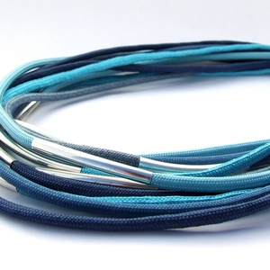 THREADS paracord nyaklánc - Blue - ékszer - nyaklánc - medál nélküli nyaklánc - Meska.hu