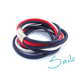 THREADS paracord karkötő - Sailor, Ékszer, Karkötő, Fonott karkötő, Csomózás, Ékszerkészítés, MESKA