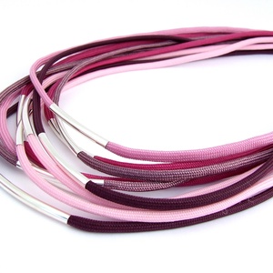 THREADS paracord nyaklánc - Mallow, Ékszer, Medál nélküli nyaklánc, Nyaklánc, Csomózás, Ékszerkészítés, Meska