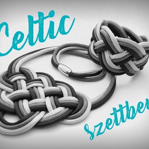 CELTIC paracord nyaklánc és karkötő - SZETT, Ékszer, Ékszerszett, Csomózás, Ékszerkészítés, Meska