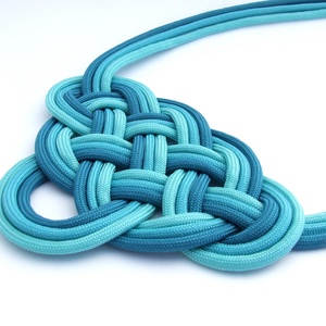 CELTIC paracord nyaklánc - Caribean - ékszer - nyaklánc - statement nyaklánc - Meska.hu