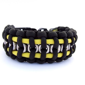 HEXNUT paracord karkötő 6-os anyával, Ékszer, Karkötő, Fonott karkötő, Csomózás, Ékszerkészítés, MESKA