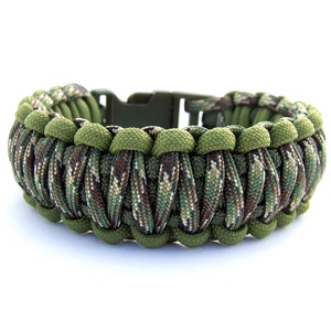 KINGCOBRA terepmintás paracord karkötő, Ékszer, Karkötő, Fonott karkötő, Csomózás, Ékszerkészítés, MESKA