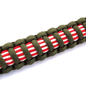MAGYAROS paracord karkötő VIII.  - ÁRPÁDSÁVOS - ékszer - karkötő - fonott karkötő - Meska.hu