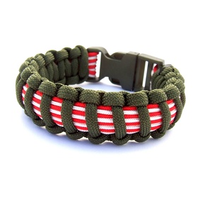 MAGYAROS paracord karkötő VIII.  - ÁRPÁDSÁVOS - ékszer - karkötő - fonott karkötő - Meska.hu
