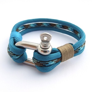 NAUTICAL paracord karkötő - Caribean, Ékszer, Karkötő, Fonott karkötő, Csomózás, Ékszerkészítés, MESKA