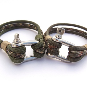 NAUTICAL paracord karkötő - Forest - ékszer - karkötő - fonott karkötő - Meska.hu