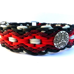  Paracord kutyanyakörv - ALPENWUTZ - otthon & életmód - kisállatoknak - kutyáknak - kutya nyakörv - Meska.hu