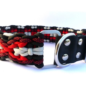  Paracord kutyanyakörv - ALPENWUTZ - otthon & életmód - kisállatoknak - kutyáknak - kutya nyakörv - Meska.hu