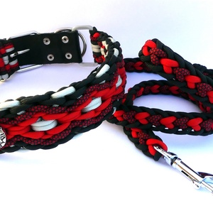 Paracord póráz és nyakörv szett III. - otthon & életmód - kisállatoknak - kutyáknak - kutya nyakörv - Meska.hu