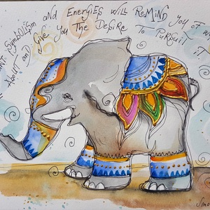 Az elefántok bölcsessége, Művészet, Grafika & Illusztráció, Fotó, grafika, rajz, illusztráció, Meska