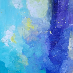 Türkiz és arany égbolt (50x70cm) - művészet - festmény - olajfestmény - Meska.hu Türkiz és arany égbolt (50x70cm) - művészet - festmény - olajfestmény - Meska.hu