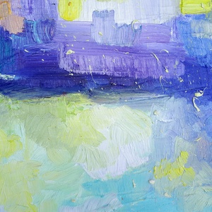 Türkiz és arany égbolt (50x70cm) - művészet - festmény - olajfestmény - Meska.hu Türkiz és arany égbolt (50x70cm) - művészet - festmény - olajfestmény - Meska.hu