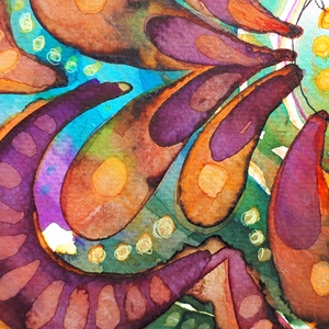 Mandala 7. Matyó-inspiráció - otthon & életmód - dekoráció - Meska.hu