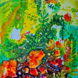 A májust semmi nem ronthatja el. 2., Művészet, Festmény, Akvarell, Festészet, MESKA