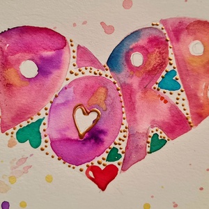 Babaköszöntő névtáblácska - Meska.hu