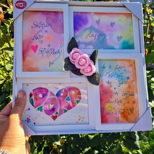 Babaköszöntő névtáblácska - otthon & életmód - dekoráció - fali és függő dekoráció - betű & név - Meska.hu