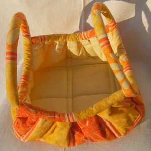 Sárga Textil Kosár -  - Meska.hu