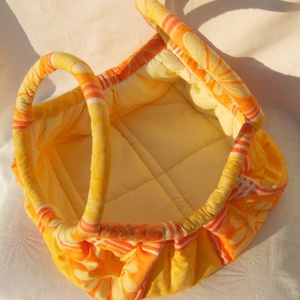 Sárga Textil Kosár -  - Meska.hu