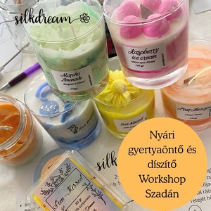 Nyári gyertyaöntő és díszítő Workshop  - Meska.hu