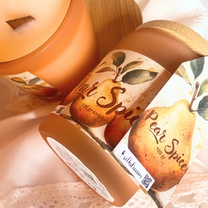 Pear Spices szója gyertya tégelyben - otthon & életmód - gyertya, illat, aroma - gyertya - Meska.hu
