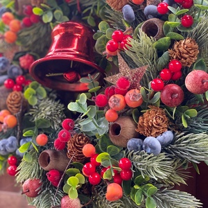 Piros csengettyűs Karácsonyi kopogtató ajtódísz koszorú - otthon & életmód - dekoráció - ajtó- és ablak dekoráció - ajtódísz & kopogtató - Meska.hu Piros csengettyűs Karácsonyi kopogtató ajtódísz koszorú - otthon & életmód - dekoráció - ajtó- és ablak dekoráció - ajtódísz & kopogtató - Meska.hu