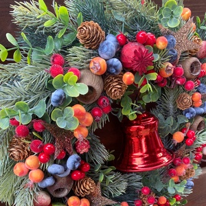 Piros csengettyűs Karácsonyi kopogtató ajtódísz koszorú - otthon & életmód - dekoráció - ajtó- és ablak dekoráció - ajtódísz & kopogtató - Meska.hu Piros csengettyűs Karácsonyi kopogtató ajtódísz koszorú - otthon & életmód - dekoráció - ajtó- és ablak dekoráció - ajtódísz & kopogtató - Meska.hu