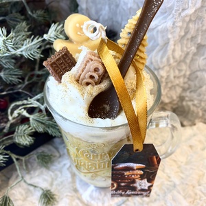 Mézeskalács Latte illatú gyertya , Otthon & Életmód, Gyertya, illat, aroma, Gyertya, Gyertya-, mécseskészítés, MESKA