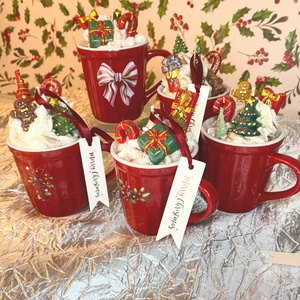 Cuki kis piros bögrés szójaviasz gyertya - otthon & életmód - gyertya, illat, aroma - gyertya - Meska.hu