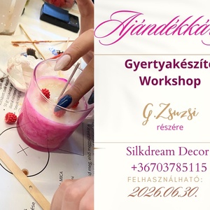 Gyertyakészítő  Élmény Workshop Ajándékkártya Tavaszi programokra - Meska.hu